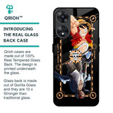 Shanks & Luffy Glass Case for Oppo A78 5G