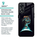 Star Ride Glass Case for Oppo A78 5G