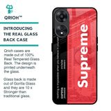 Supreme Ticket Glass Case for Oppo A78 5G