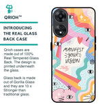 Vision Manifest Glass Case for Oppo A78 5G