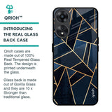 Abstract Tiles Glass Case for Oppo A78 5G