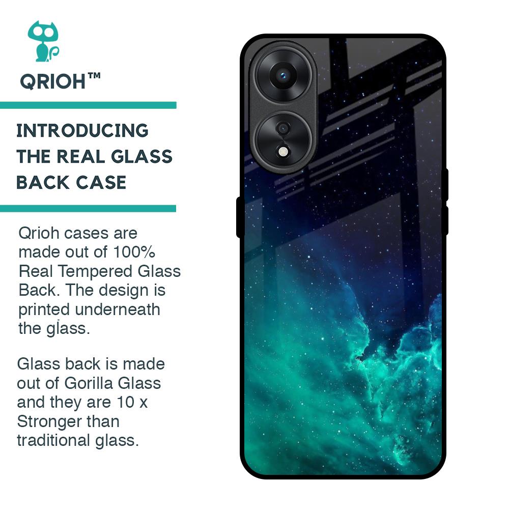 Winter Sky Zone Glass Case For Oppo A78 5G