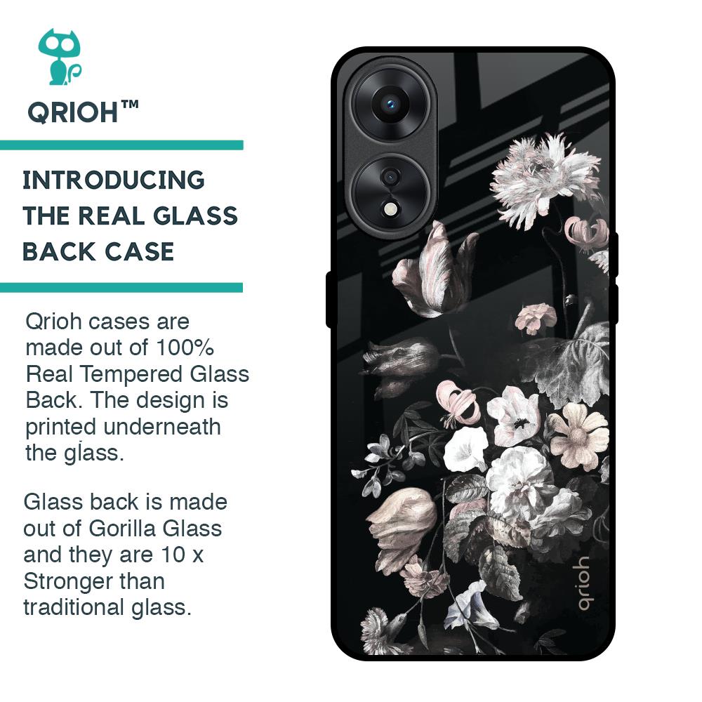 Artistic Mural Glass Case for Oppo A78 5G