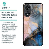 Marble Ink Abstract Glass Case for Oppo A78 5G