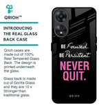 Be Focused Glass Case for Oppo A78 5G