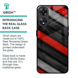 Soft Wooden Texture Glass Case for Oppo A78 5G