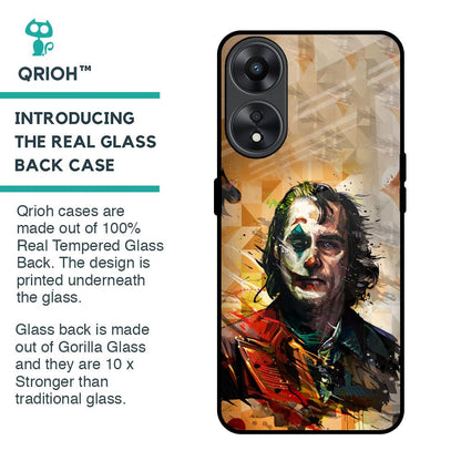 Psycho Villain Glass Case for Oppo A78 5G