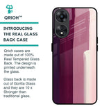 Brush Stroke Art Glass Case for Oppo A78 5G