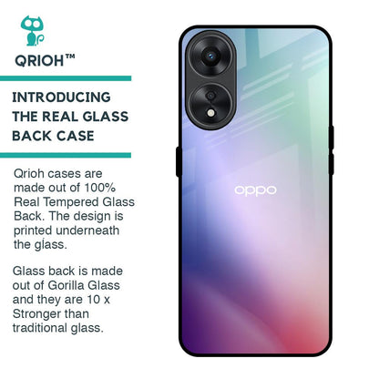 Abstract Holographic Glass Case for Oppo A78 5G
