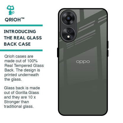 Charcoal Glass Case for Oppo A78 5G