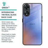 Blue Aura Glass Case for Oppo A78 5G