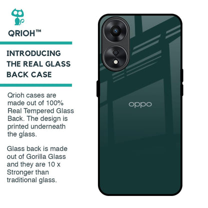 Olive Glass Case for Oppo A78 5G