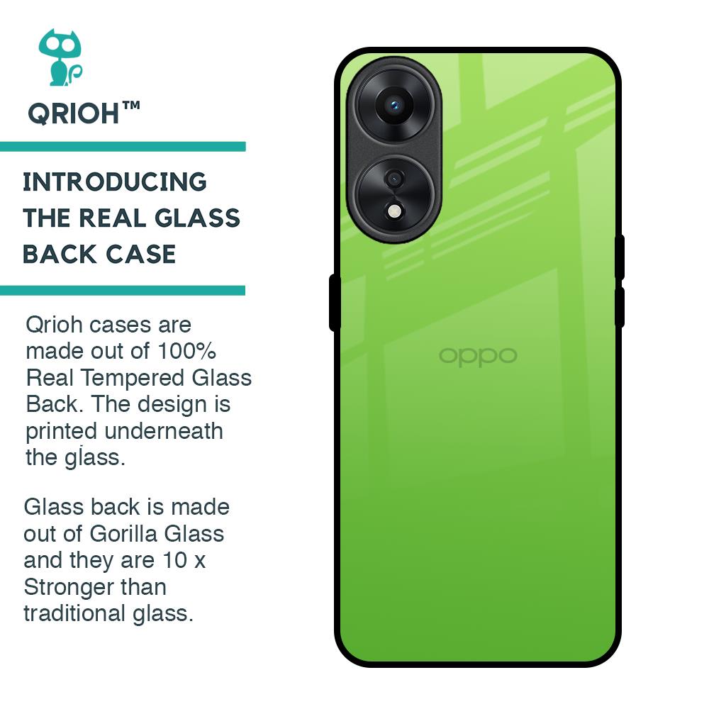 Paradise Green Glass Case For Oppo A78 5G