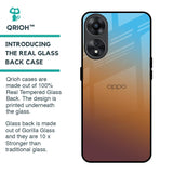 Rich Brown Glass Case for Oppo A78 5G