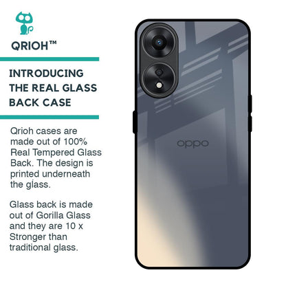 Metallic Gradient Glass Case for Oppo A78 5G