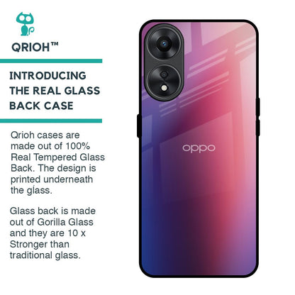 Multi Shaded Gradient Glass Case for Oppo A78 5G