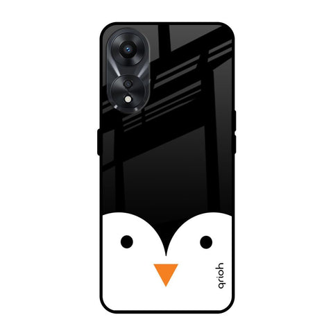 Cute Penguin Oppo A78 5G Glass Cases & Covers Online