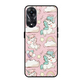 Balloon Unicorn Oppo A78 5G Glass Cases & Covers Online