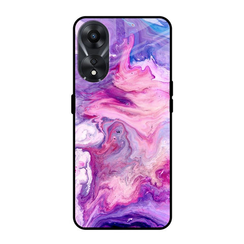 Cosmic Galaxy Oppo A78 5G Glass Cases & Covers Online