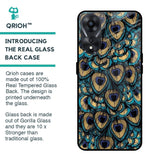 Peacock Feathers Glass case for Oppo A78 5G