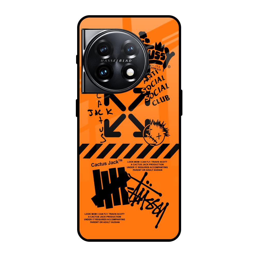Anti Social Club OnePlus 11 5G Glass Back Cover Online