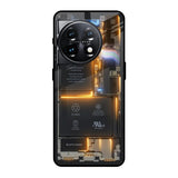 Glow Up Skeleton OnePlus 11 5G Glass Back Cover Online