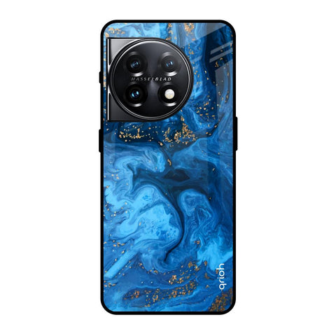 Gold Sprinkle OnePlus 11 5G Glass Back Cover Online