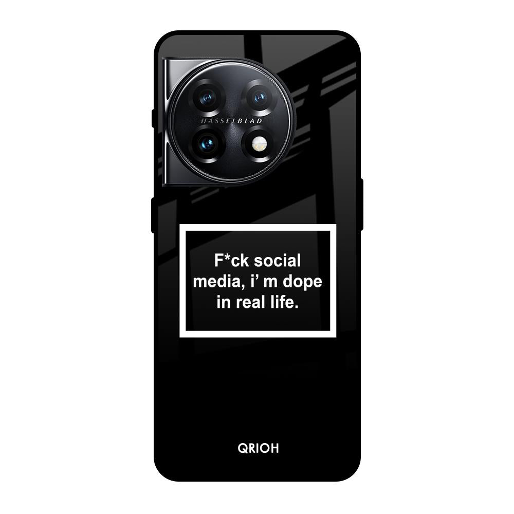Dope In Life OnePlus 11 5G Glass Back Cover Online