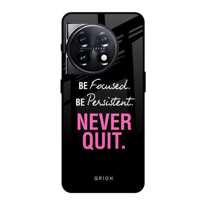 Be Focused OnePlus 11 5G Glass Back Cover Online