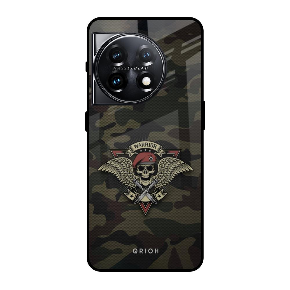 Army Warrior OnePlus 11 5G Glass Back Cover Online