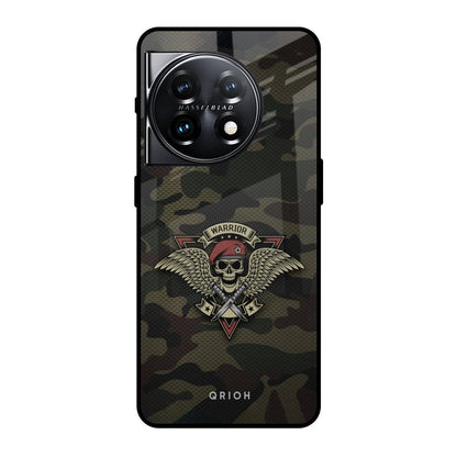 Army Warrior OnePlus 11 5G Glass Back Cover Online
