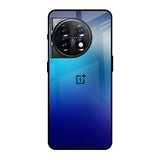 Blue Rhombus Pattern OnePlus 11 5G Glass Back Cover Online