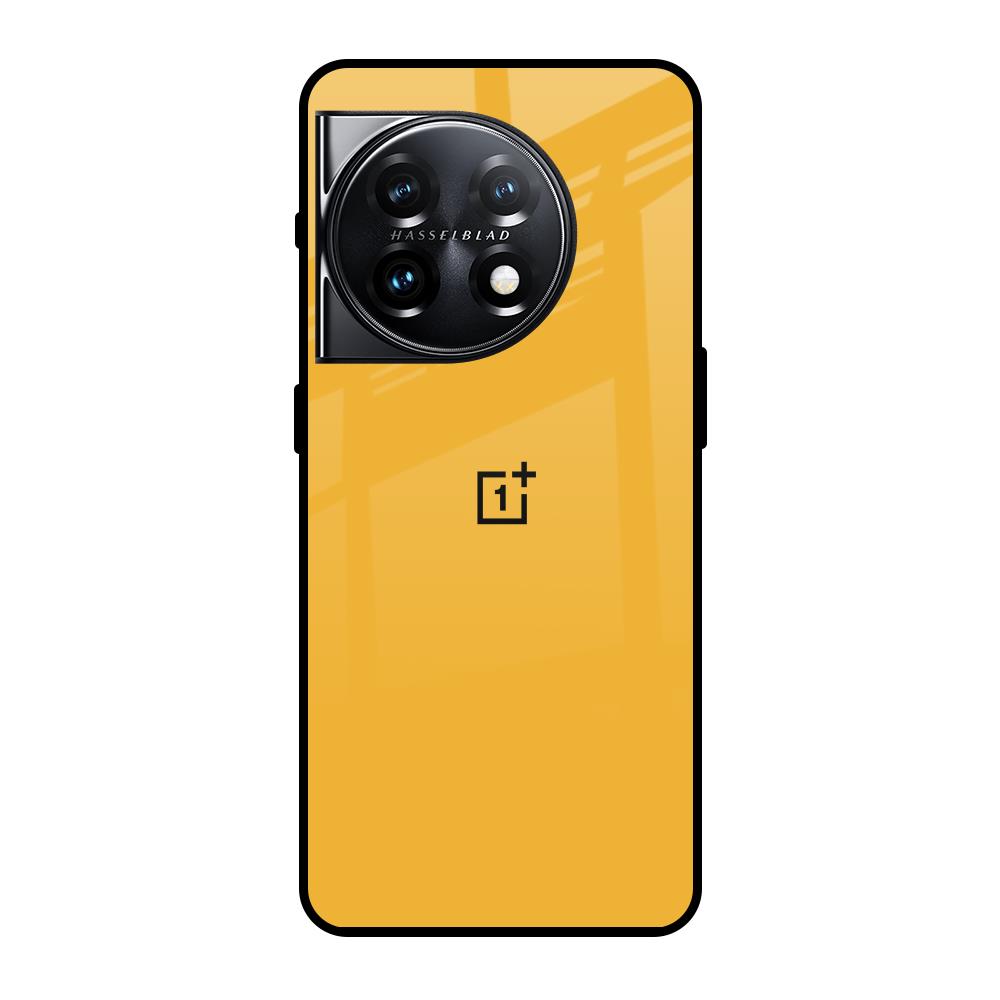 Fluorescent Yellow OnePlus 11 5G Glass Back Cover Online