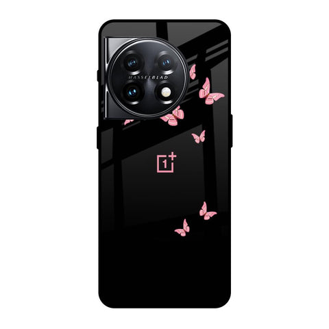 Fly Butterfly OnePlus 11 5G Glass Back Cover Online