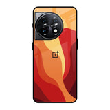 Magma Color Pattern OnePlus 11 5G Glass Back Cover Online
