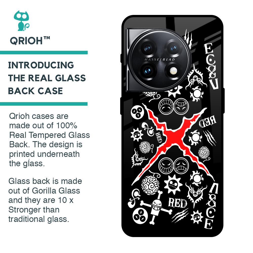 Red Zone Glass Case for OnePlus 11 5G