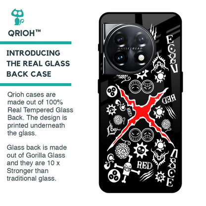 Red Zone Glass Case for OnePlus 11 5G