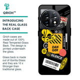 Danger Signs Glass Case for OnePlus 11 5G