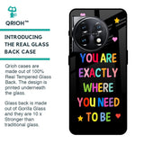 Magical Words Glass Case for OnePlus 11 5G