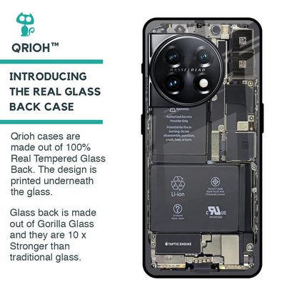 Skeleton Inside Glass Case for OnePlus 11 5G