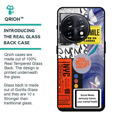Smile for Camera Glass Case for OnePlus 11 5G