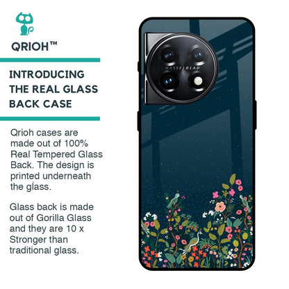Small Garden Glass Case For OnePlus 11 5G