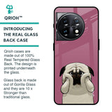 Funny Pug Face Glass Case For OnePlus 11 5G