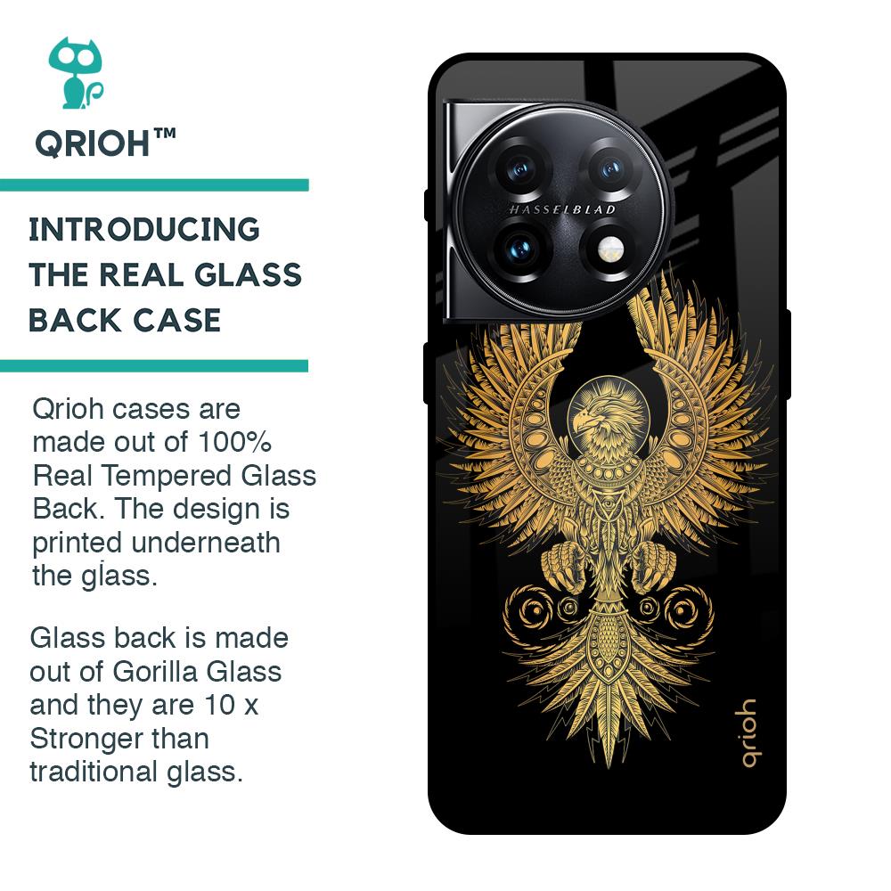 Mythical Phoenix Art Glass Case for OnePlus 11 5G