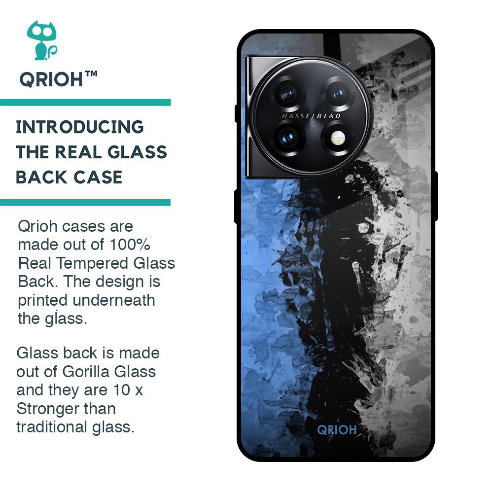 Dark Grunge Glass Case for OnePlus 11 5G