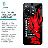 Red Vegeta Glass Case for OnePlus 11 5G