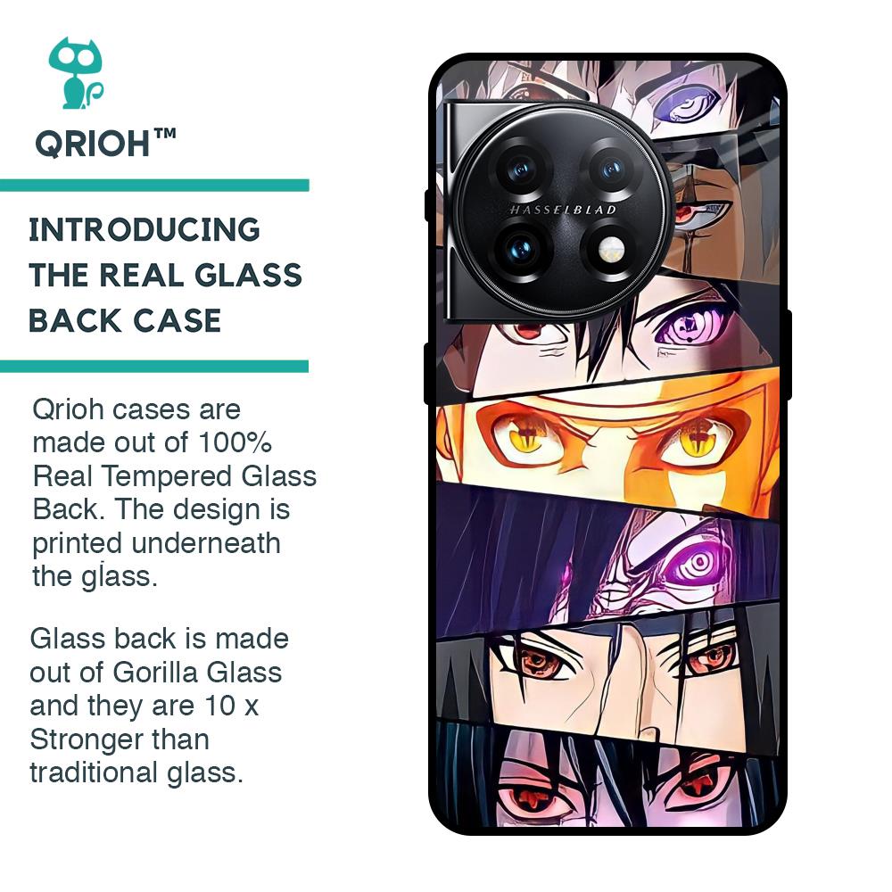 Anime Eyes Glass Case for OnePlus 11 5G