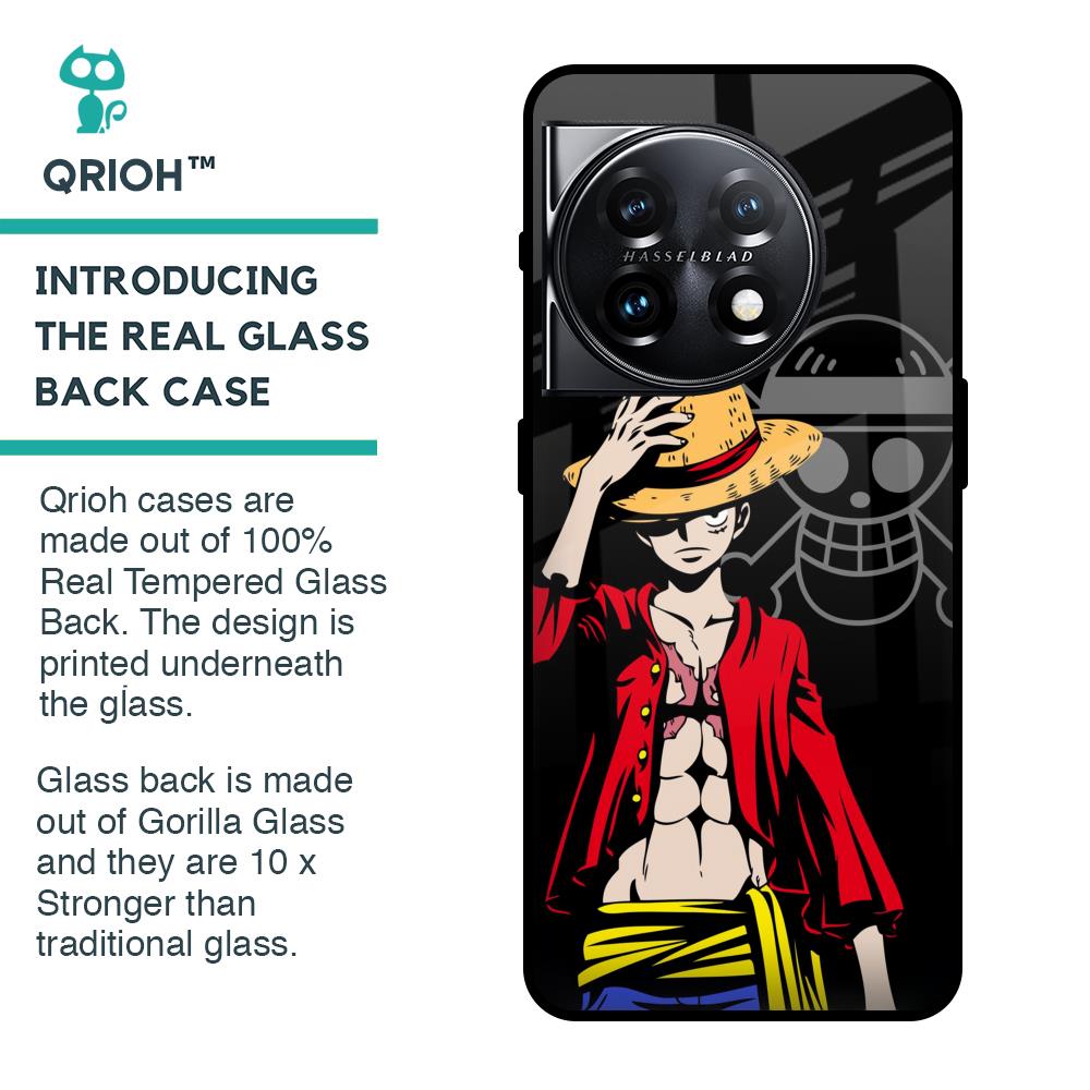 Hat Crew Glass Case for OnePlus 11 5G