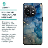 Blue Cool Marble Glass Case for OnePlus 11 5G