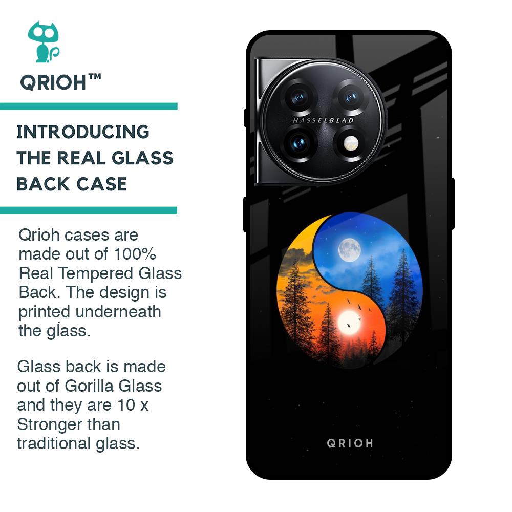 Yin Yang Balance Glass Case for OnePlus 11 5G